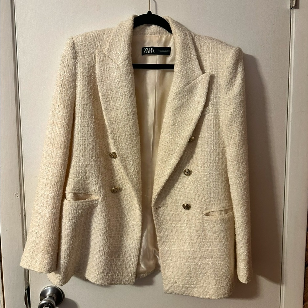 Oversized Tweed Blazer